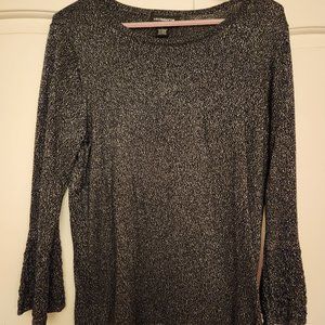 Liz Claiborne gray silver sweater